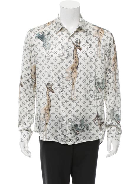 louis vuitton chapman long sleeve button up|Dress, Button Down, Collared Shirts .